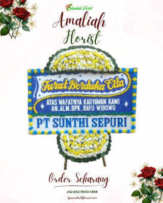 Papan Bunga Duka di Kmp Melayu Tim
